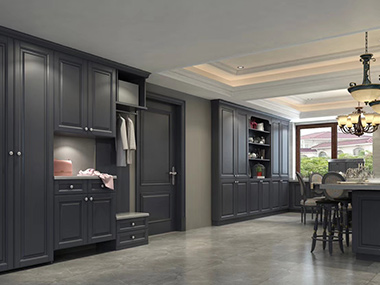 美式实木入户全屋定制